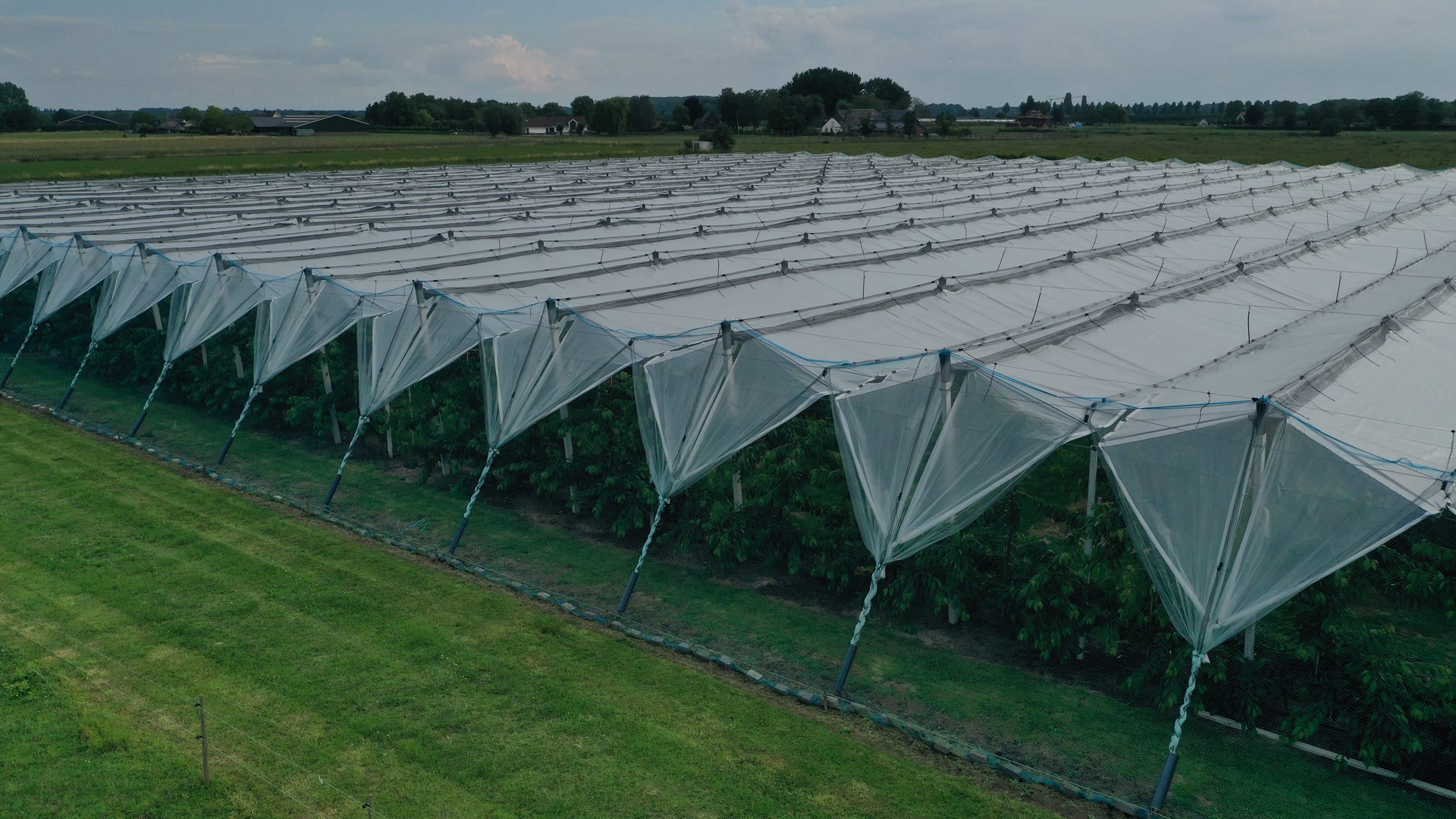 Luchtfoto van het Standard Rain Protect System